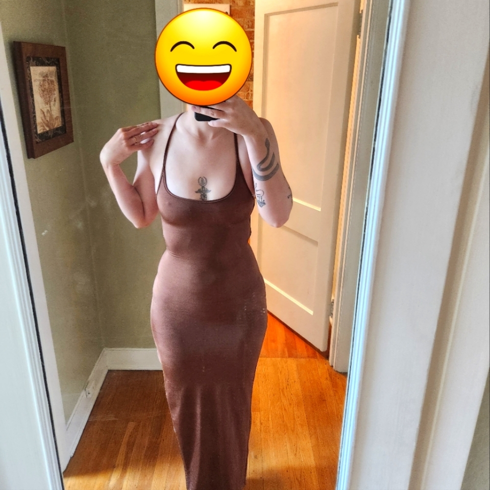 Brown Slip Dress